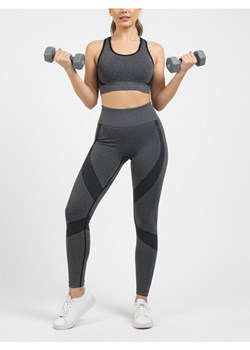 Sinsay - Legginsy z wysokim stanem i kontrastowymi wstawkami - szary ze sklepu Sinsay w kategorii Spodnie damskie - zdjęcie 188111965