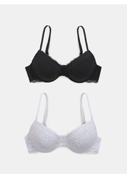 Sinsay - Bawełniane biustonosze push-up 2 pack - wielobarwny ze sklepu Sinsay w kategorii Biustonosze - zdjęcie 188112017