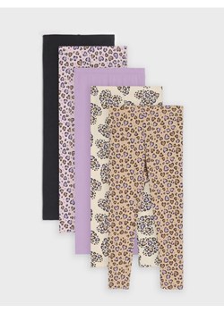 Sinsay - Bawełniane legginsy 5 pack - wielobarwny ze sklepu Sinsay w kategorii Spodnie dziewczęce - zdjęcie 188112046