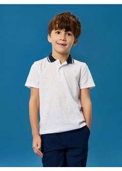 Sinsay - Koszulka polo ze wzorem - biały ze sklepu Sinsay w kategorii T-shirty chłopięce - zdjęcie 188112058