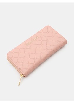 Sinsay - Portfel ze strukturalnym zdobieniem - różowy ze sklepu Sinsay w kategorii Portfele damskie - zdjęcie 188112099