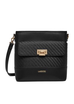 Torebka Lasocki CEO-LSK-M-003-07 Czarny ze sklepu eobuwie.pl w kategorii Listonoszki - zdjęcie 188112136
