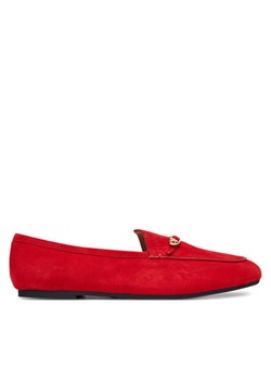 LOVE MOSCHINO Loafersy JA10031G1OJA0500 Czerwony ze sklepu MODIVO w kategorii Lordsy damskie - zdjęcie 188112289