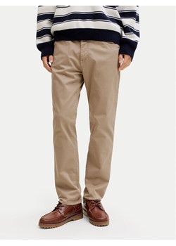 Jack & Jones Spodnie materiałowe Clark Finn 12293328 Beżowy Regular Fit ze sklepu MODIVO w kategorii Spodnie męskie - zdjęcie 188112299
