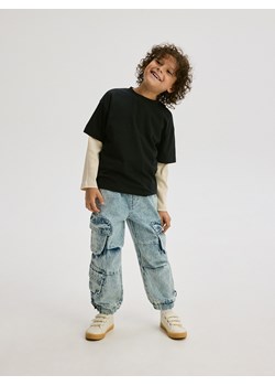 Reserved - Jeansy jogger - niebieski ze sklepu Reserved w kategorii Spodnie chłopięce - zdjęcie 188112999