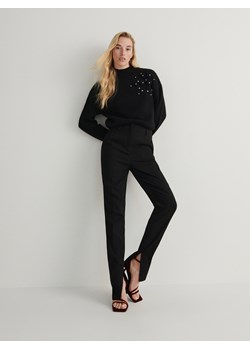 Reserved - Sweter z aplikacją - czarny ze sklepu Reserved w kategorii Swetry damskie - zdjęcie 188113268