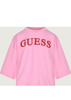 Guess T-shirt | Cropped Fit ze sklepu Gomez Fashion Store w kategorii Bluzki dziewczęce - zdjęcie 188113477