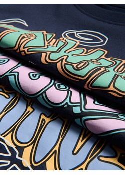 Reserved - Longsleeve z nadrukiem - granatowy ze sklepu Reserved w kategorii T-shirty chłopięce - zdjęcie 188114557