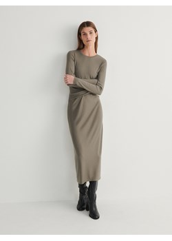 Reserved - Sukienka maxi - ciemnozielony ze sklepu Reserved w kategorii Sukienki - zdjęcie 188114585