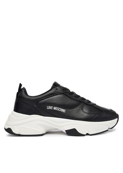 Sneakersy LOVE MOSCHINO JA15246G1OIA0000 Czarny ze sklepu eobuwie.pl w kategorii Buty sportowe damskie - zdjęcie 188114818