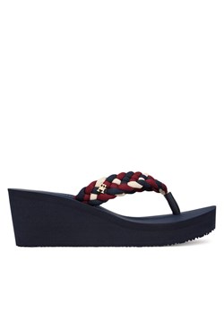 Japonki Tommy Hilfiger Th Wedge Braided Summer Sandal FW0FW09198 Kolorowy ze sklepu eobuwie.pl w kategorii Klapki damskie - zdjęcie 188114829