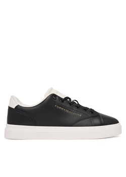 Tommy Hilfiger Sneakersy Th Feminine Cupsole Leather FW0FW09105 Czarny ze sklepu MODIVO w kategorii Buty sportowe damskie - zdjęcie 188115099