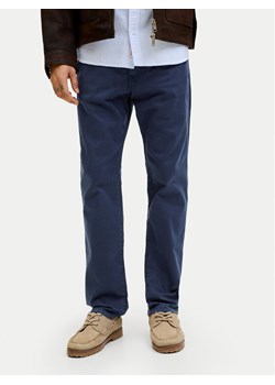Jack & Jones Spodnie materiałowe Clark Finn 12293328 Granatowy Regular Fit ze sklepu MODIVO w kategorii Spodnie męskie - zdjęcie 188115168