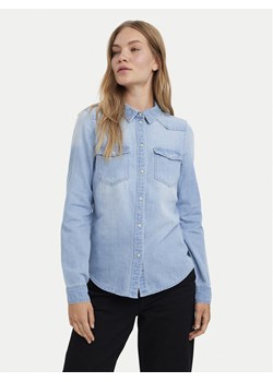 Vero Moda Koszula jeansowa Maria 10277523 Błękitny Slim Fit ze sklepu MODIVO w kategorii Koszule damskie - zdjęcie 188115177