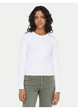 ONLY Bluzka Val 15371305 Biały Regular Fit ze sklepu MODIVO w kategorii Bluzki damskie - zdjęcie 188115197
