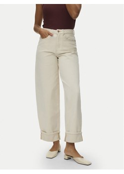 Vero Moda Jeansy Zelda 10339347 Beżowy Wide Leg ze sklepu MODIVO w kategorii Jeansy damskie - zdjęcie 188115245
