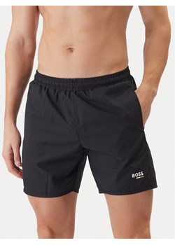 BOSS Szorty kąpielowe Swordfish 50554613 Czarny Regular Fit ze sklepu MODIVO w kategorii Kąpielówki - zdjęcie 188115247