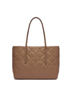 Calvin Klein Torebka Quilted Small Tote LV04F3325G Beżowy ze sklepu MODIVO w kategorii Torebki damskie - zdjęcie 188115248
