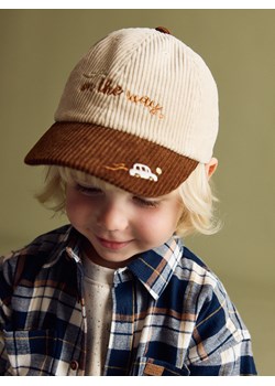 Reserved - Czapka z daszkiem - brązowy ze sklepu Reserved w kategorii Czapki dziecięce - zdjęcie 188116426