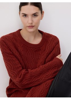 Reserved - Sweter z wełną - intenstywna czerwień ze sklepu Reserved w kategorii Swetry męskie - zdjęcie 188116447