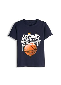 GATE Bawełniana koszulka z nadrukiem 8Y ze sklepu gateshop w kategorii T-shirty chłopięce - zdjęcie 188117299