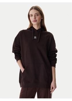 adidas Bluza Essentials KC9145 Brązowy Oversize ze sklepu MODIVO w kategorii Bluzy damskie - zdjęcie 188118366