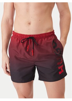 HUGO Szorty kąpielowe RAY 50555582 Czerwony Regular Fit ze sklepu MODIVO w kategorii Kąpielówki - zdjęcie 188118396