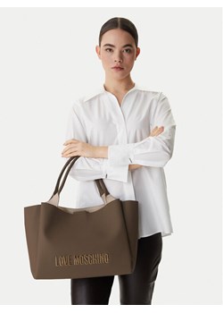 LOVE MOSCHINO Torebka JC4107PP1OKD0203 Brązowy ze sklepu MODIVO w kategorii Torby Shopper bag - zdjęcie 188118416