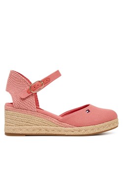 Tommy Hilfiger Espadryle Mid Wedge Espad Closed Toe FW0FW09233 Koralowy ze sklepu MODIVO w kategorii Espadryle damskie - zdjęcie 188118427