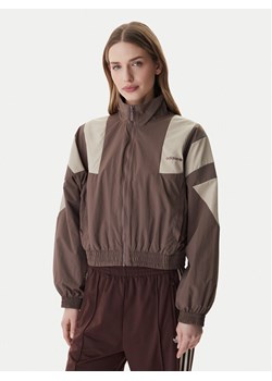 adidas Bluza Blocked Washed KD8787 Brązowy Oversize ze sklepu MODIVO w kategorii Bluzy damskie - zdjęcie 188118467