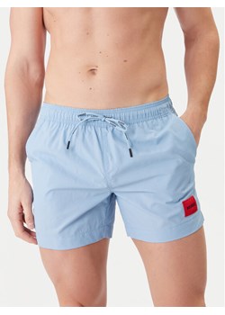 HUGO Szorty kąpielowe Dominica 50493450 Granatowy Regular Fit ze sklepu MODIVO w kategorii Kąpielówki - zdjęcie 188118497