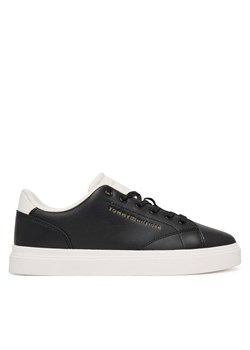 Tommy Hilfiger Sneakersy Th Feminine Cupsole Leather FW0FW09105 Czarny ze sklepu MODIVO w kategorii Buty sportowe damskie - zdjęcie 188118556