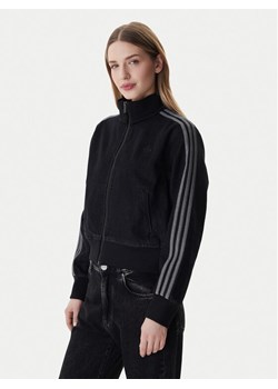 adidas Kurtka jeansowa Firebird KD2898 Czarny Regular Fit ze sklepu MODIVO w kategorii Kurtki damskie - zdjęcie 188118558
