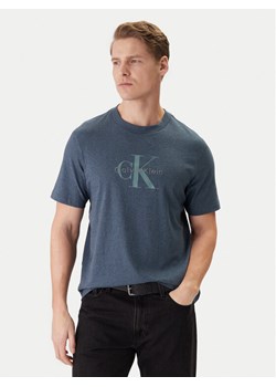 Calvin Klein Jeans T-Shirt LV04RB862G Granatowy Regular Fit ze sklepu MODIVO w kategorii T-shirty męskie - zdjęcie 188118586