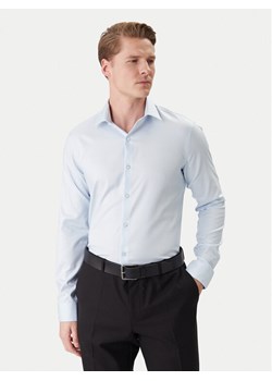 Calvin Klein Koszula LV019EU090 Niebieski Slim Fit ze sklepu MODIVO w kategorii Koszule męskie - zdjęcie 188118599