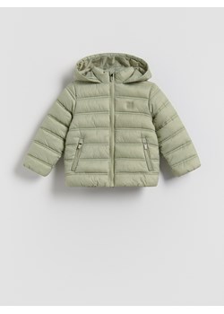 Reserved - Pikowana kurtka z kapturem - jasnozielony ze sklepu Reserved w kategorii Kurtki chłopięce - zdjęcie 188119966