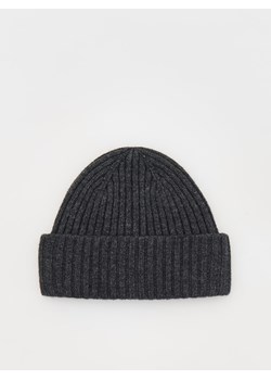 Reserved - Czapka z wełną - ciemnoszary ze sklepu Reserved w kategorii Czapki zimowe damskie - zdjęcie 188120005