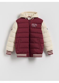 Reserved - Kurtka bomber - bordowy ze sklepu Reserved w kategorii Kurtki chłopięce - zdjęcie 188120326