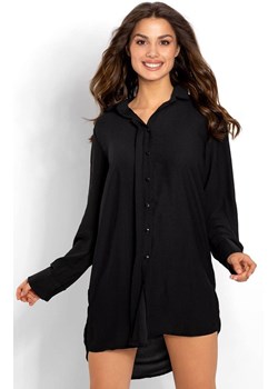 Elegancka czarna koszula nocna oversize Bella, Kolor czarny, Rozmiar S/M, Momenti per me ze sklepu Primodo w kategorii Koszule nocne - zdjęcie 188121185