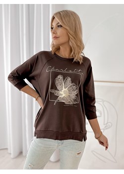 bluzka armitage ciemnobrązowa one size ze sklepu UBRA w kategorii Bluzki damskie - zdjęcie 188121349