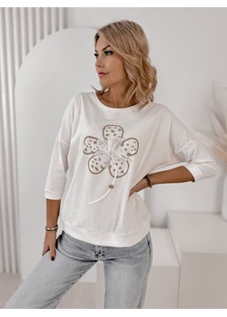 bluzka cayce ecru one size ze sklepu UBRA w kategorii Bluzki damskie - zdjęcie 188121357