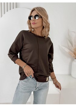 bluzka monalisa brązowa one size ze sklepu UBRA w kategorii Bluzki damskie - zdjęcie 188121396