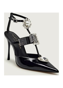 Kurt Geiger Skórzane szpilki BOW POINT ze sklepu Gomez Fashion Store w kategorii Czółenka - zdjęcie 188122487