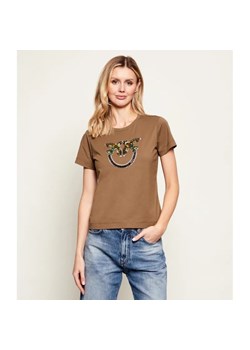 Pinko T-shirt QUENTIN | Regular Fit ze sklepu Gomez Fashion Store w kategorii Bluzki damskie - zdjęcie 188122499
