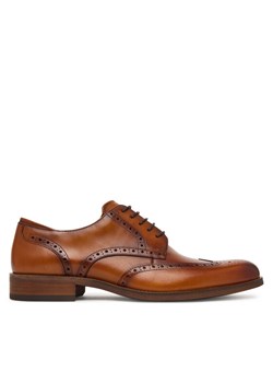 Clarks Półbuty CraftRemi Tip 26186394 Brązowy ze sklepu MODIVO w kategorii Buty eleganckie męskie - zdjęcie 188122658