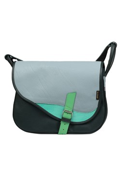 zielona torebka damska skórzana listonoszka na ramię Freshman ze sklepu Słoń Torbalski w kategorii Listonoszki - zdjęcie 188122977