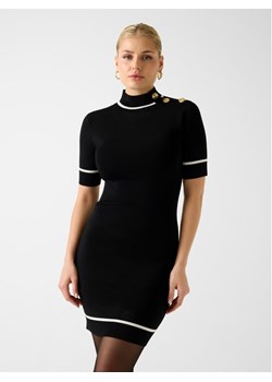 Marciano Guess Sukienka dzianinowa 6RGK24 5905Z Czarny Classic Fit ze sklepu MODIVO w kategorii Sukienki - zdjęcie 188124145