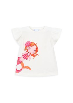 Mayoral Top 3007 Écru Regular Fit ze sklepu MODIVO w kategorii Bluzki dziewczęce - zdjęcie 188124155