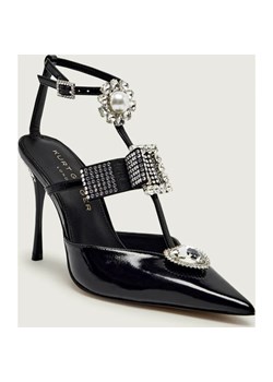Kurt Geiger Skórzane szpilki BOW POINT ze sklepu Gomez Fashion Store w kategorii Czółenka - zdjęcie 188124736