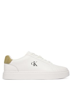 Calvin Klein Sneakersy Classic Cupsole Laceup Lth YM0YM01435 Biały ze sklepu MODIVO w kategorii Buty sportowe męskie - zdjęcie 188127095